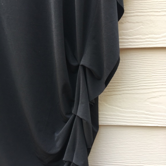 NWT Chico’s Knit Kit Cascade Top blouse black size 2 - Picture 4 of 9